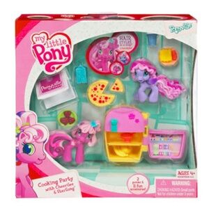 NWT My Little Pony Ponyville Cooking Pizza Party w/ Cheerilee & StarSong Toy Set